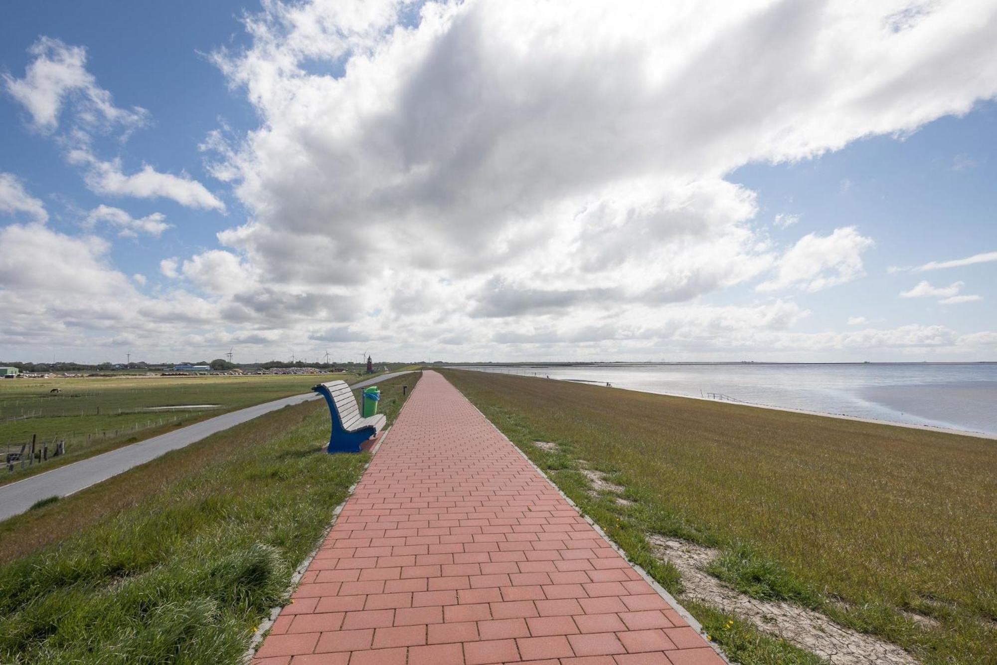 Direkt Am Deich - Ferienwohnung Oland Im Gaestehaus Am Badedeich Dagebüll Екстериор снимка